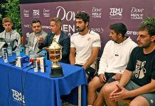 Comenzó la fiesta del tenis en Temuco, lanzamiento del cuadro oficial dio inicio a la cuarta edición del Challenger Dove Men+Care 2025