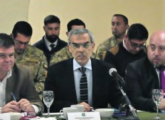 Ministro de Seguridad anuncia en Temuco aumento del despliegue militar en La Araucanía